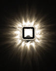 Lampa ścienna kinkiet kryształowy led kwadratowy APP415-W APP416-W