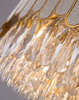 Lampa sufitowa wisząca APP1747-8CP 60 cm Złota  4