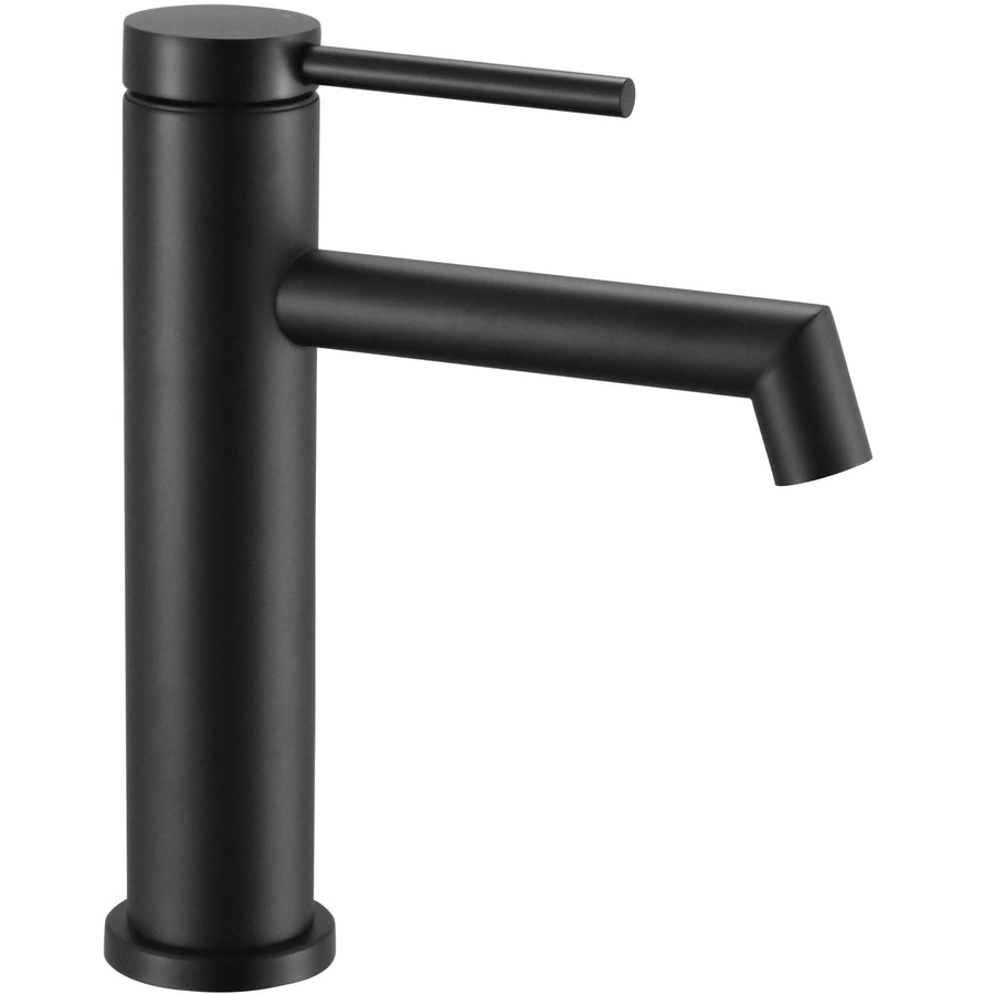 Bateria umywalkowa Rea Foss czarna niska black mat