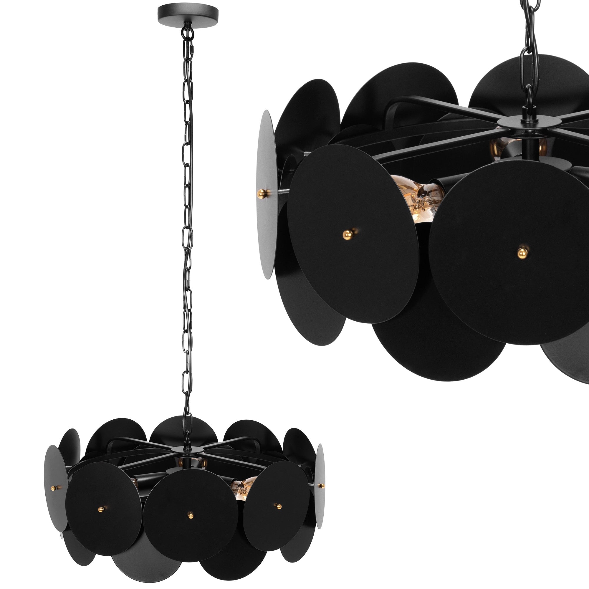 Lampa Sufitowa Wisząca App1307-cp Black  1
