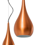 Lampa Sufitowa Wisząca Loft Metalowa  APP378-1CP Złota