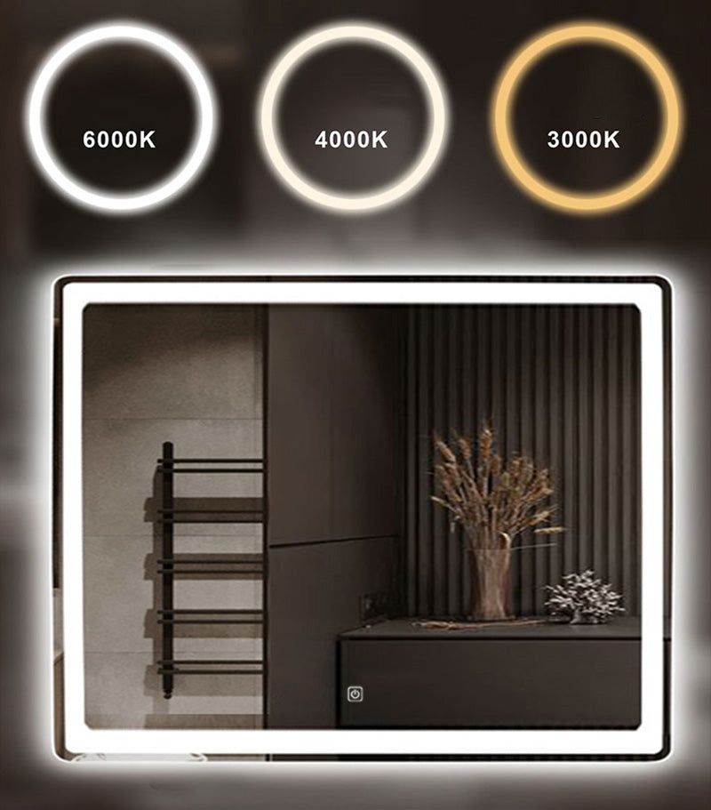 LUSTRO ŚCIENNE LED 80x60cm P10407  5