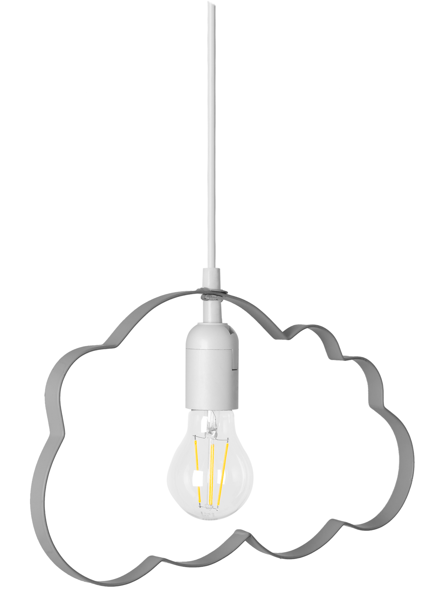 LAMPA WISZĄCA CHMURKA SZARA  5