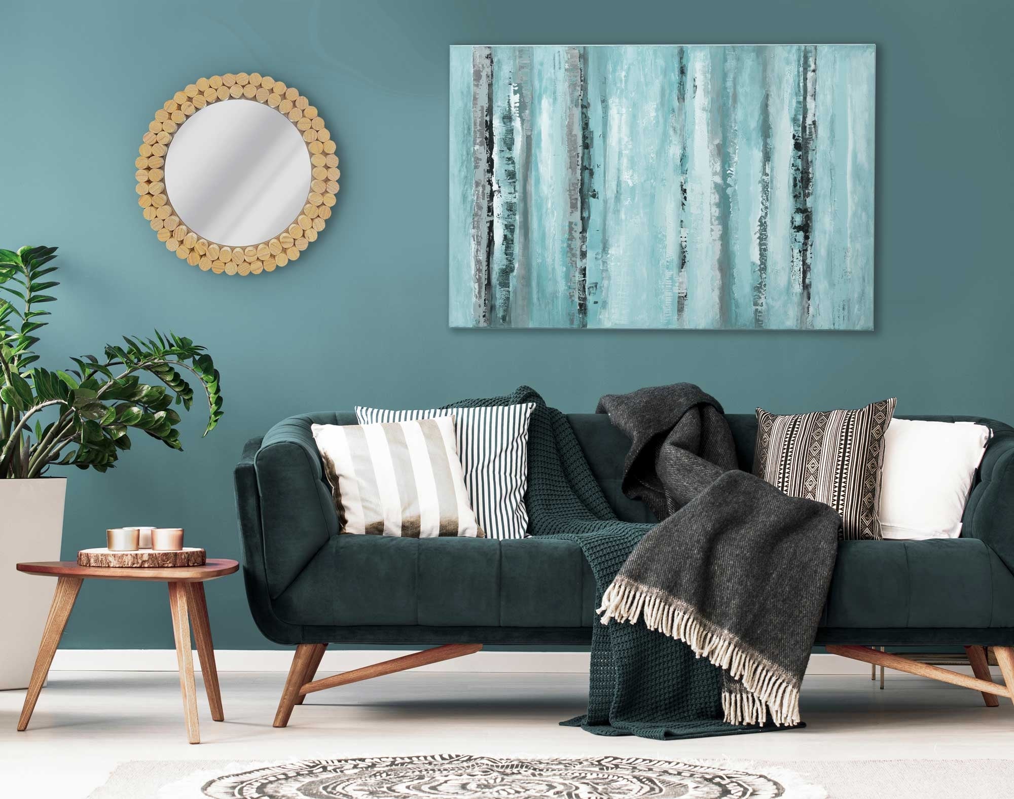 Lustro Ścienne Boho 36cm Klna-mr01  3