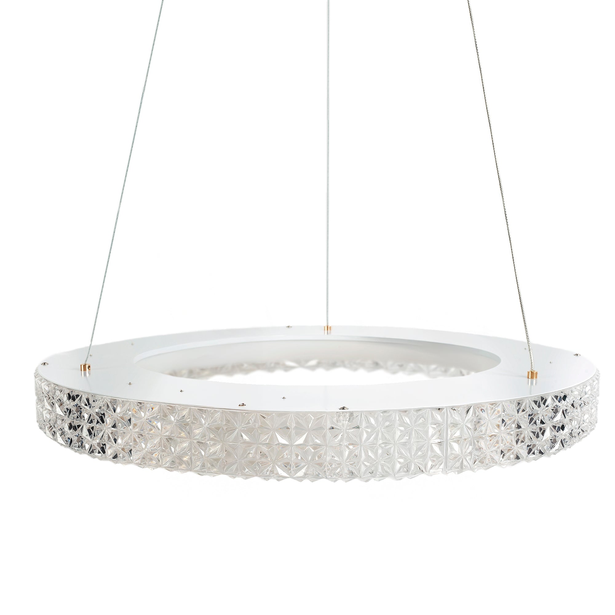 Lampa Wisząca Led Ms002-cp Różowe Złoto 60cm  3