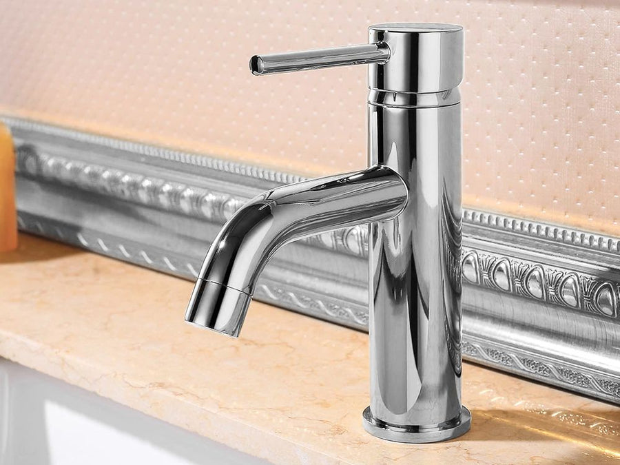Bateria umywalkowa Rea Lungo Chrom Niska