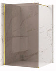 Kabina prysznicowa Walk-In Rea Flexi Brown / Gold 120  2