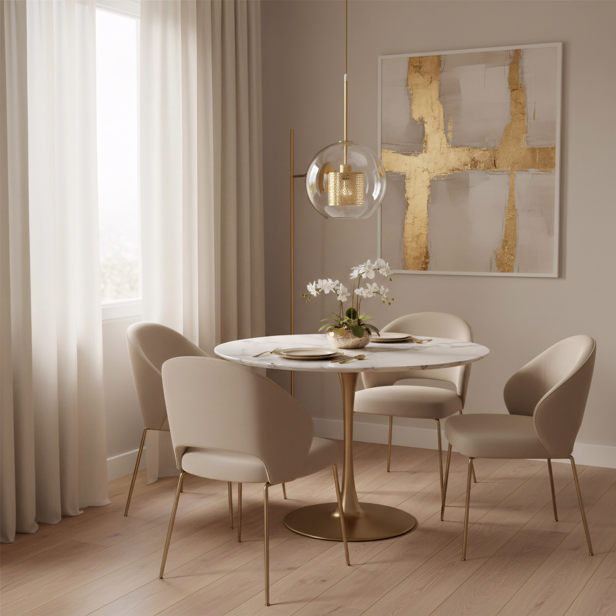 Lampa wisząca szklana loft APP555-1CP 25cm ZŁOTA  7