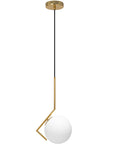 Lampa Sufitowa Wisząca Nowoczesna Szklana APP429-1CP Złota