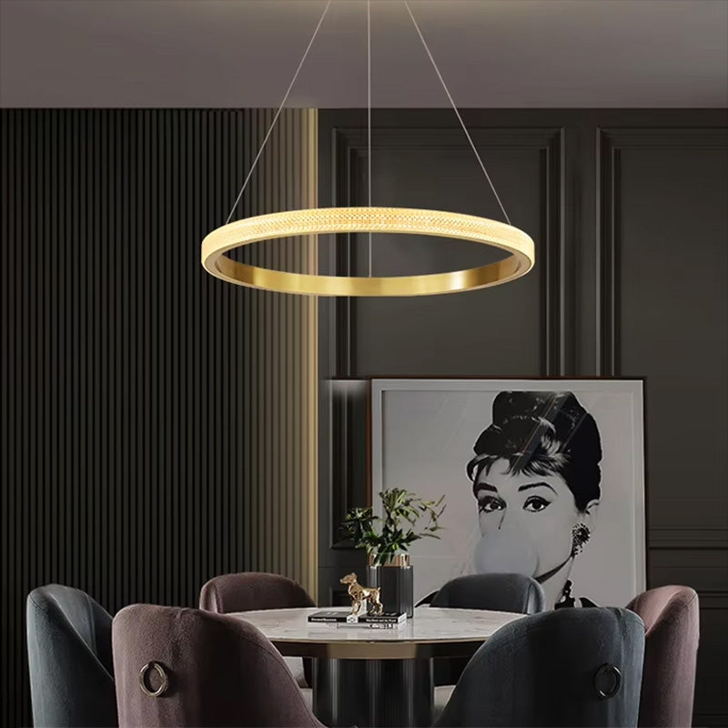 Lampa Sufitowa Wisząca Led App1510-cp Gold  3