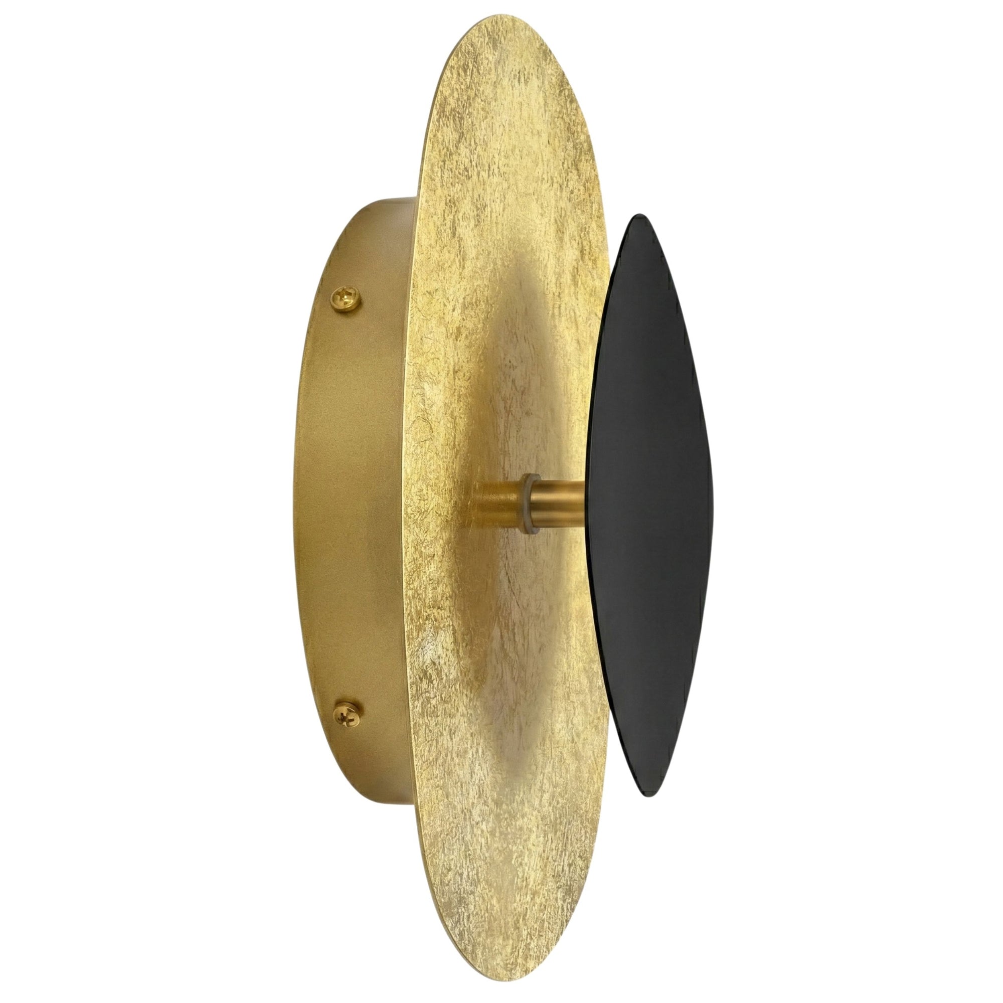 LAMPA ŚCIENNA KINKIET APP1270 CZARNA/ZŁOTA  2