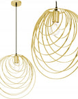 LAMPA SUFITOWA GEOMETRYCZNA APP428-1CP Złota  1