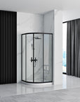 Kabina Prysznicowa Rea Look Czarna Black 80x80 Bez brodzika 2
