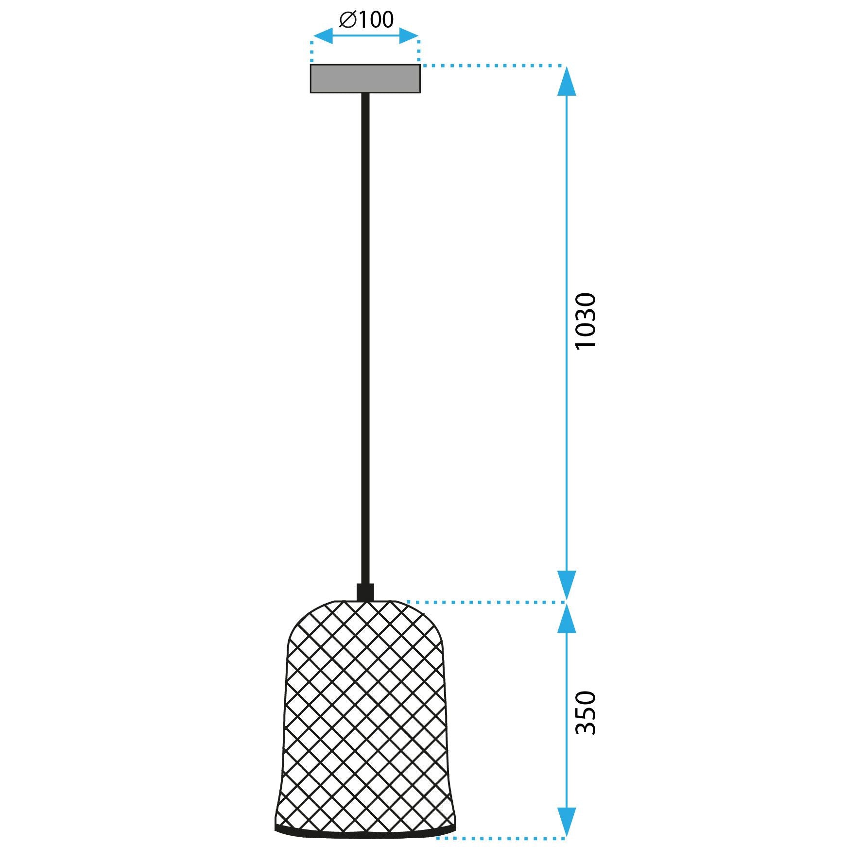 Lampa Wisząca Boho APP1335-1CP
