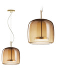 Lampa Sufitowa Wisząca Szklana Amber APP613-1CP