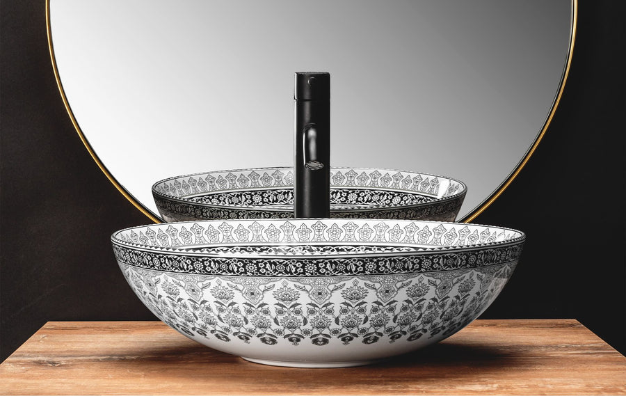 Umywalka nablatowa Rea Arte dark grey