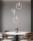 Lampa Wisząca Led G072-3cpr Złota  7