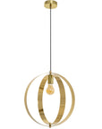 LAMPA SUFITOWA WISZĄCA GLAMOUR APP961-1CP Złota  3