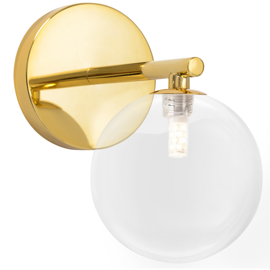 LAMPA ŚCIENNA KINKIET APP1161-1W  Złota