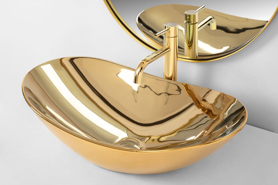 Umywalka nablatowa Rea Royal Gold