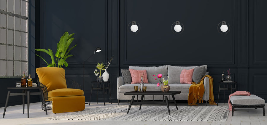 LAMPA ŚCIENNA KINKIET APP1152-1W Czarna