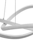 Lampa Sufitowa Wisząca Ring Nowoczesna LED + Pilot APP392-CP Biała