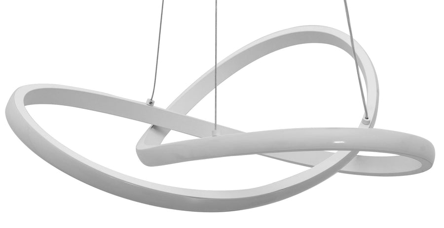 Lampa Sufitowa Wisząca Ring Nowoczesna LED + Pilot APP392-CP Biała