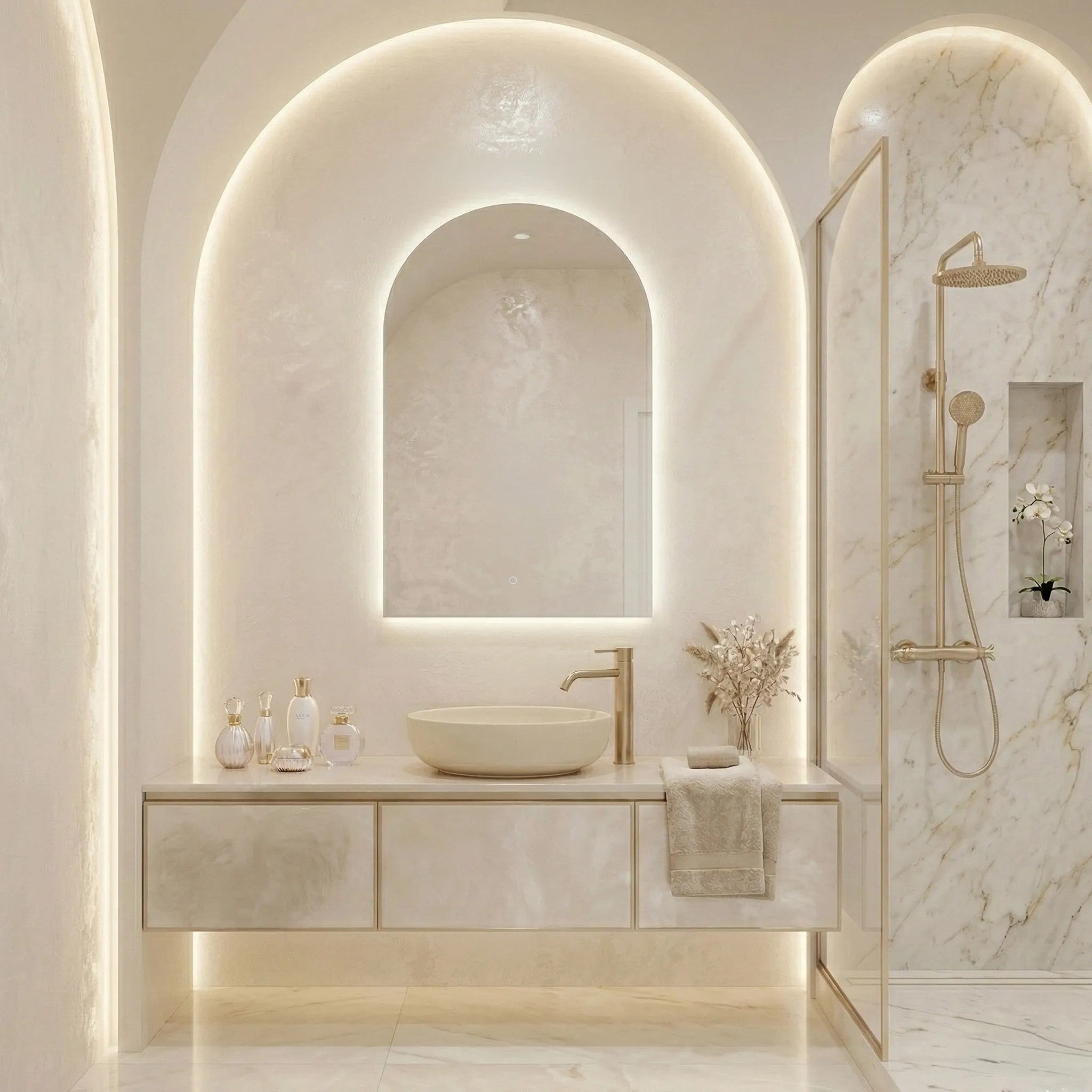 Lustro ścienne LED 90x60cm TOP-1  7