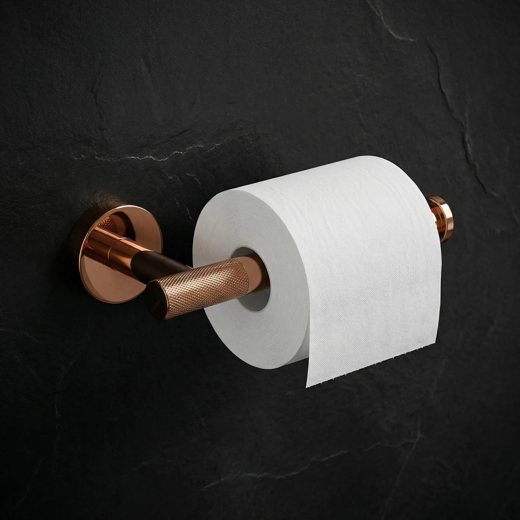 UCHWYT NA PAPIER TOALETOWY 6611 Modern Miedź  7