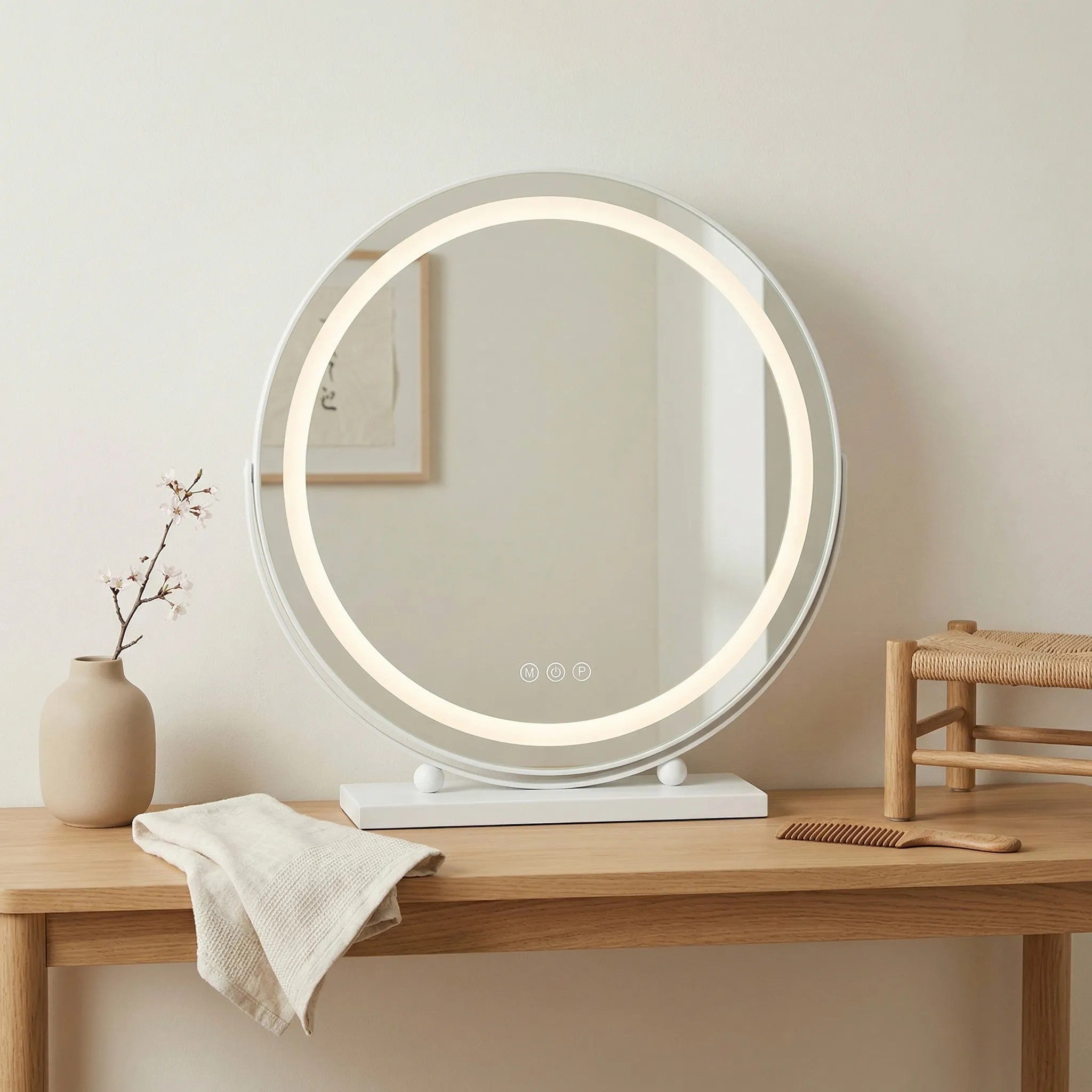Lustro LED MAKE-UP White 50 cm  7