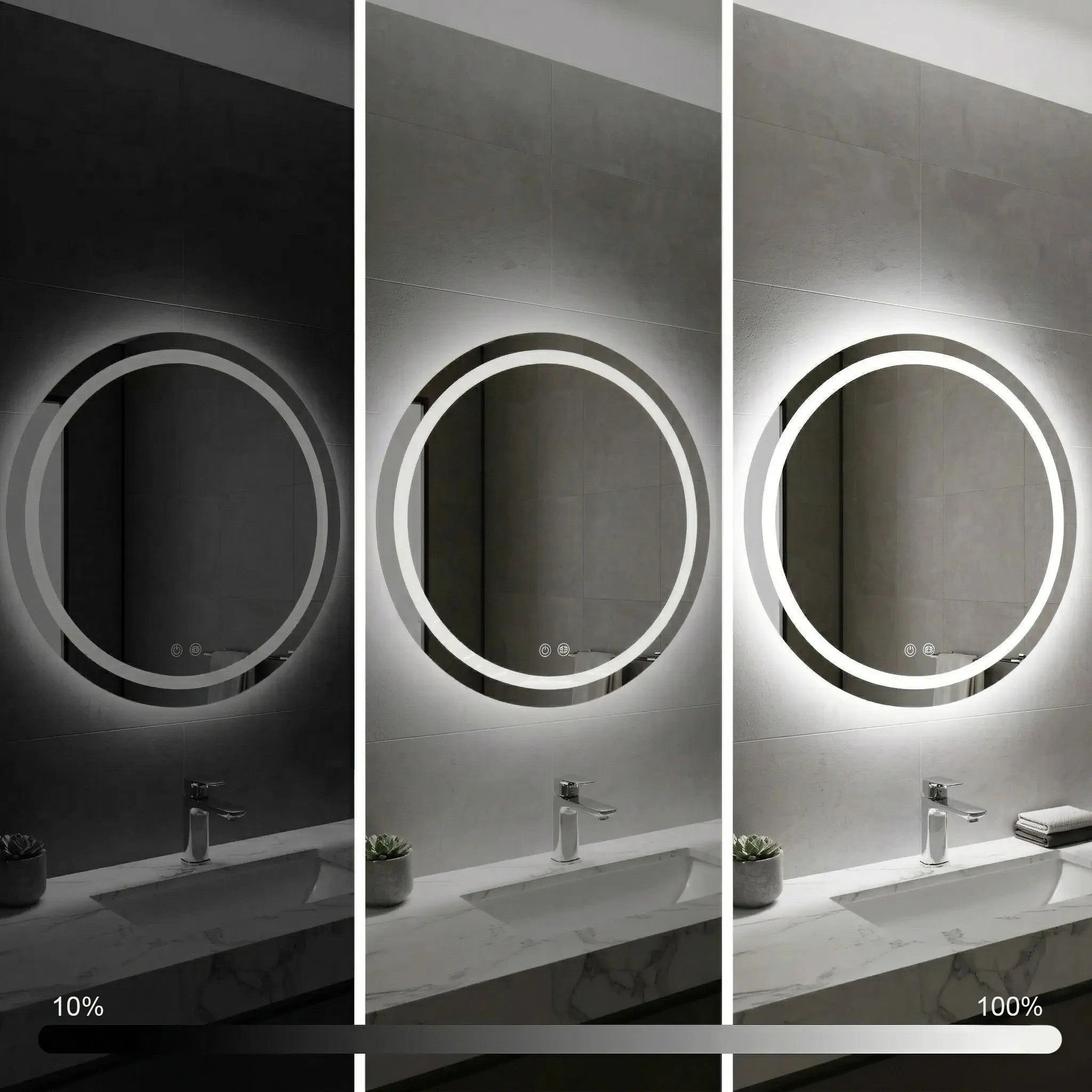 Lustro ścienne LED SOFT 100  7