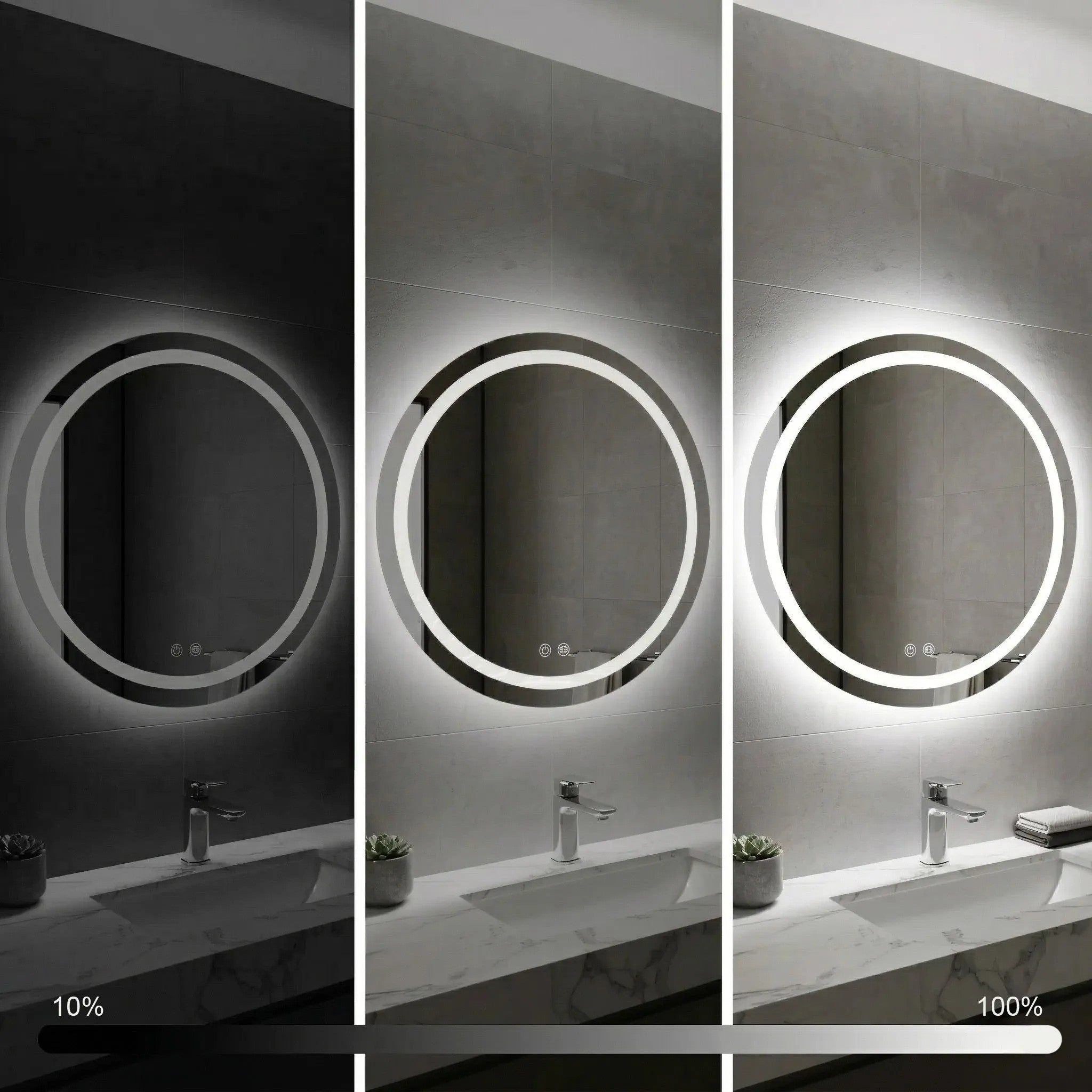 Lustro ścienne LED SOFT 70  7
