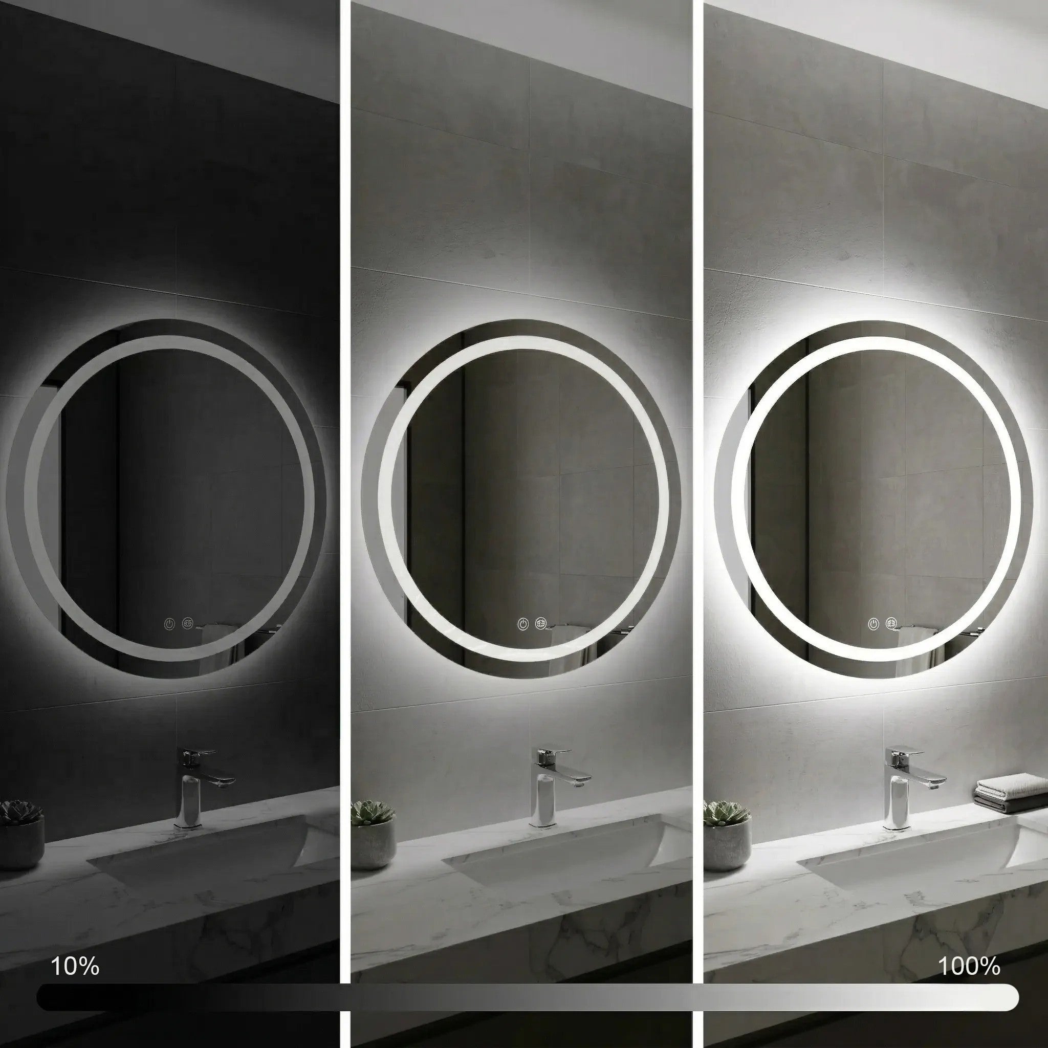 Lustro ścienne LED SOFT 50  7