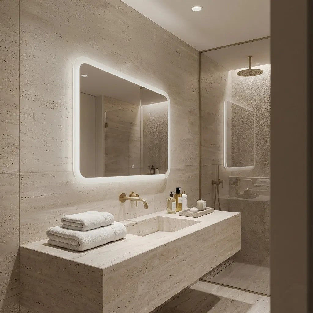 Lustro ścienne LED 80x60cm TOP-3  7