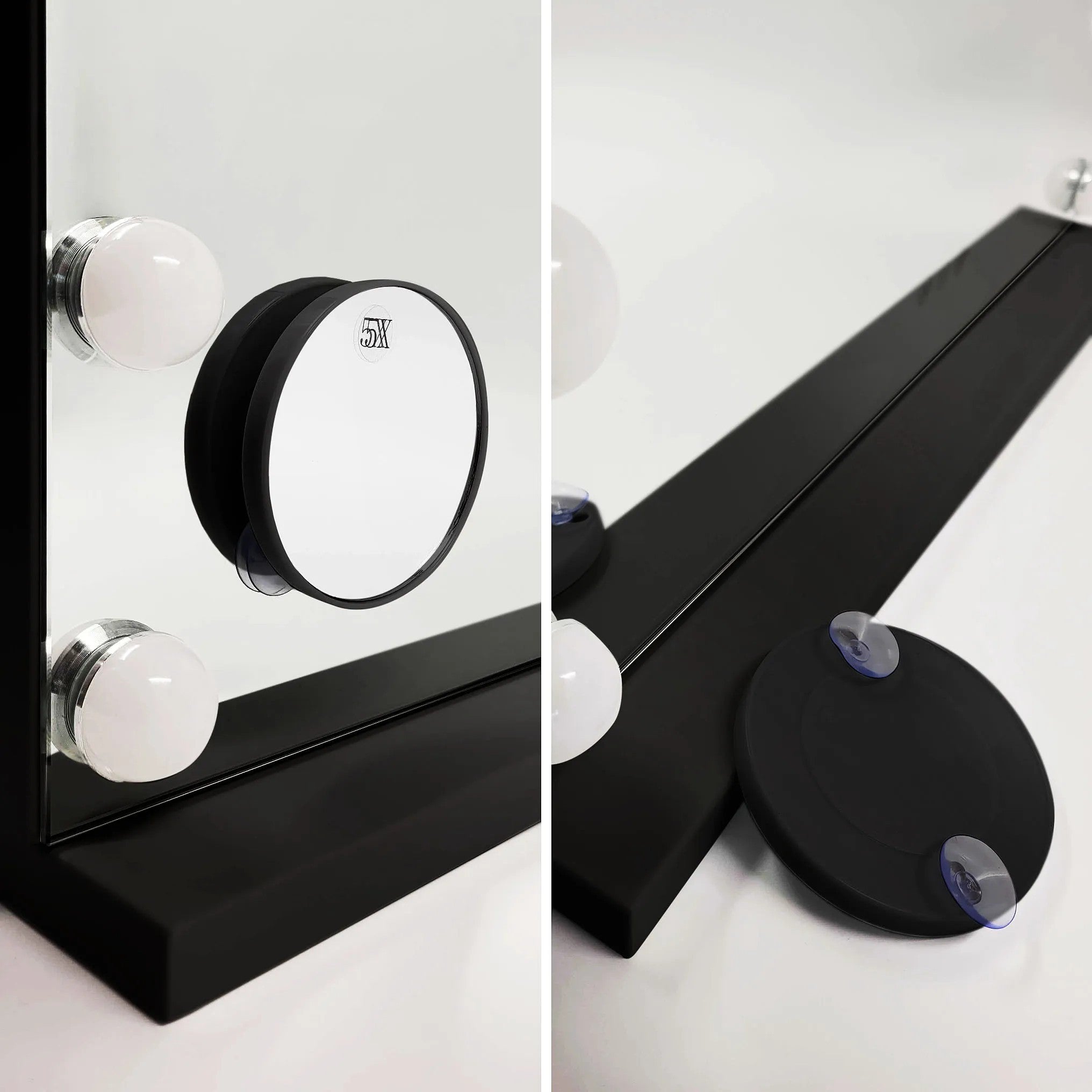 Lustro LED Hollywood Czarne  7