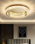 Lampa Kryształowa Plafon App1721-c 50 Cm Złota  3