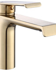 Bateria Umywalkowa REA HASS Złota Szczotkowana Gold Brush Niska