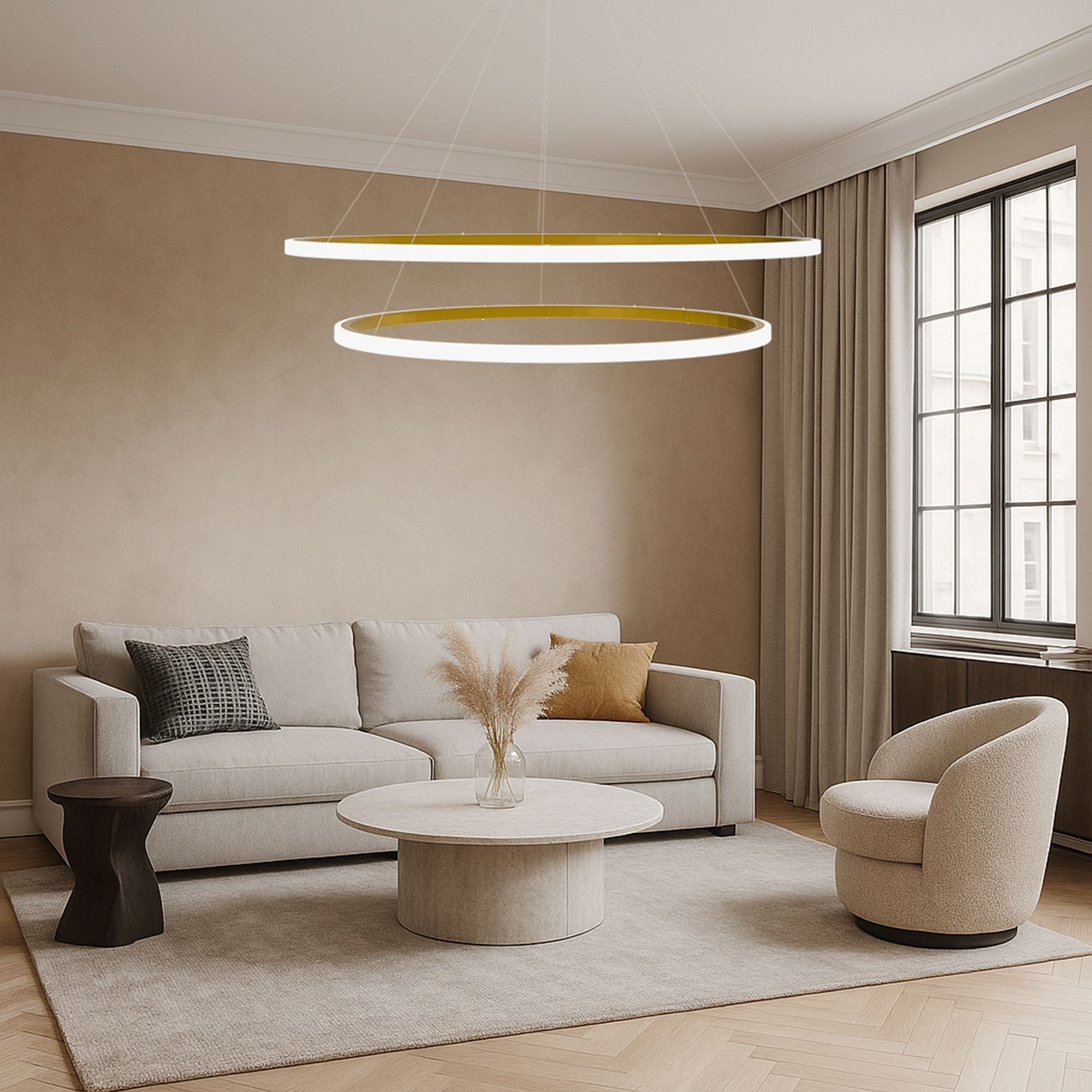 Lampa Wisząca Lhj008-cp2 Brush Gold  4