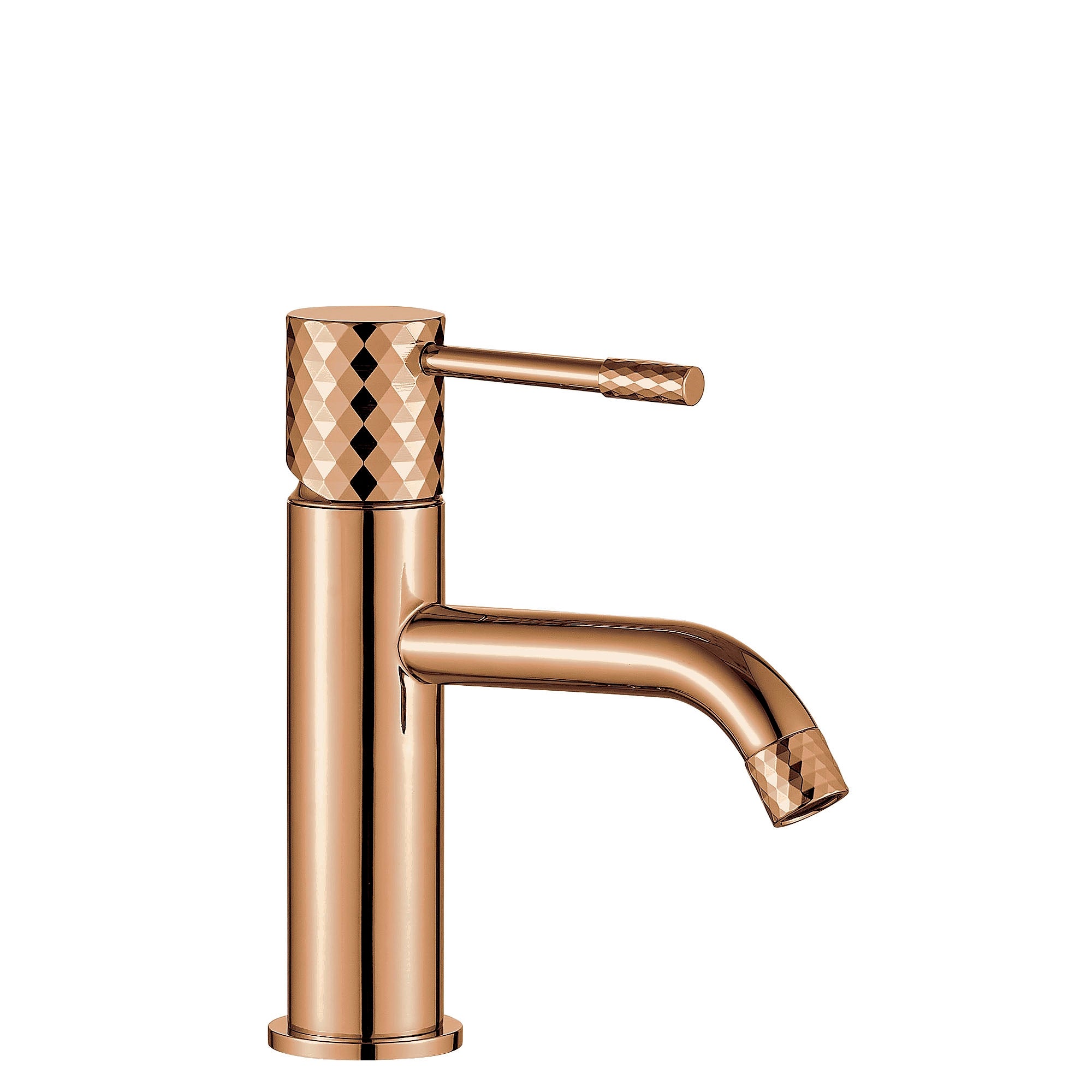 Bateria Umywalkowa Rea Lungo Diamond Miedź Niska  1