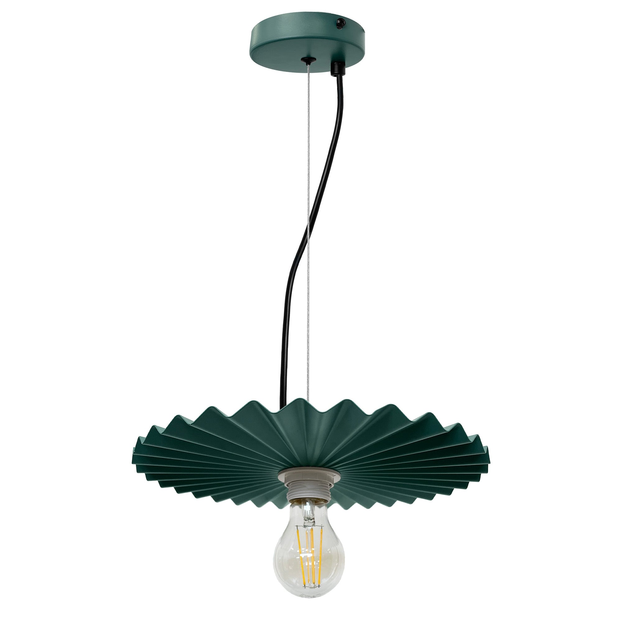 LAMPA SUFITOWA WISZĄCA APP1455-1CP Zielony  1