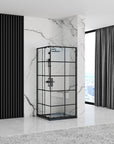 Kabina prysznicowa Rea Concept Black 90x90
