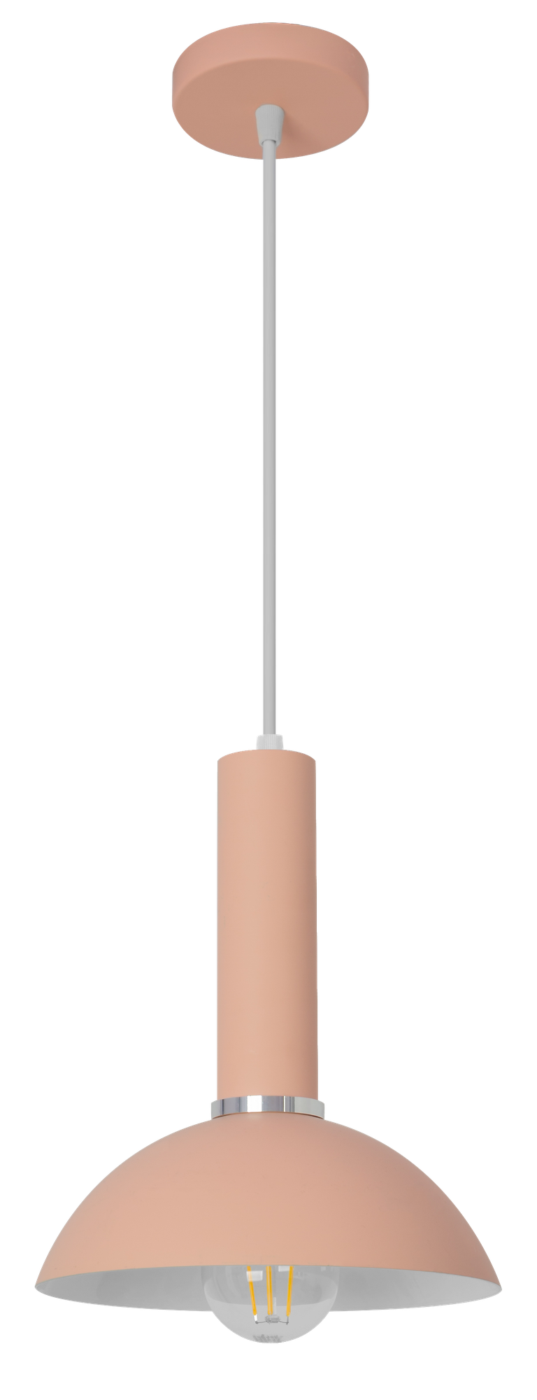 Lampa wisząca OSTI C APP128-1CP Różowa