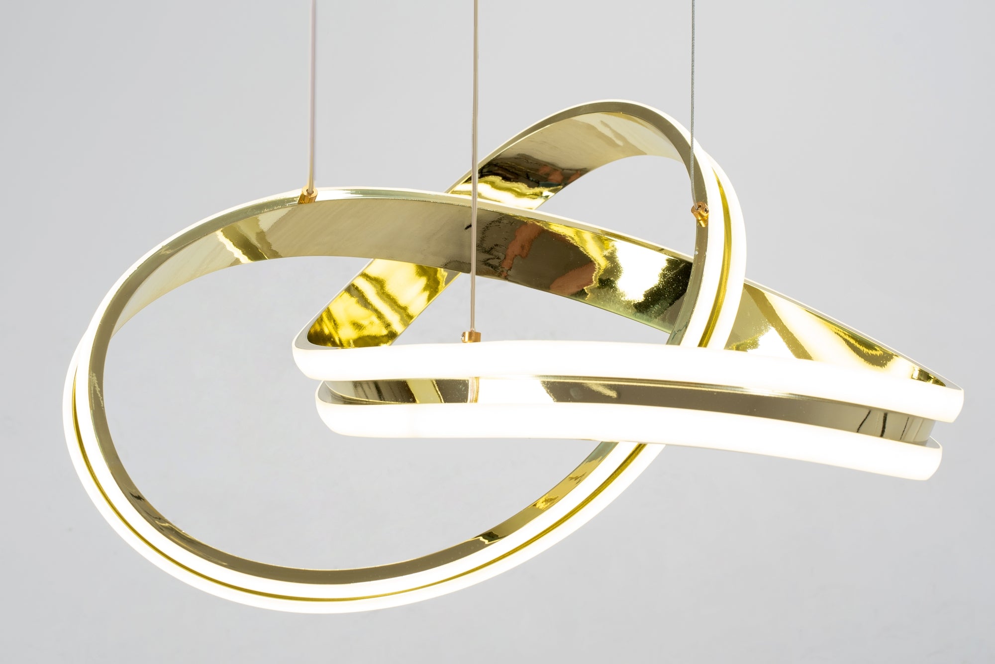 Lampa sufitowa nowoczesna LED + PILOT APP818-CP  Złota  6
