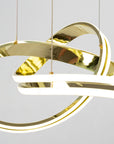Lampa sufitowa nowoczesna LED + PILOT APP818-CP  Złota  6