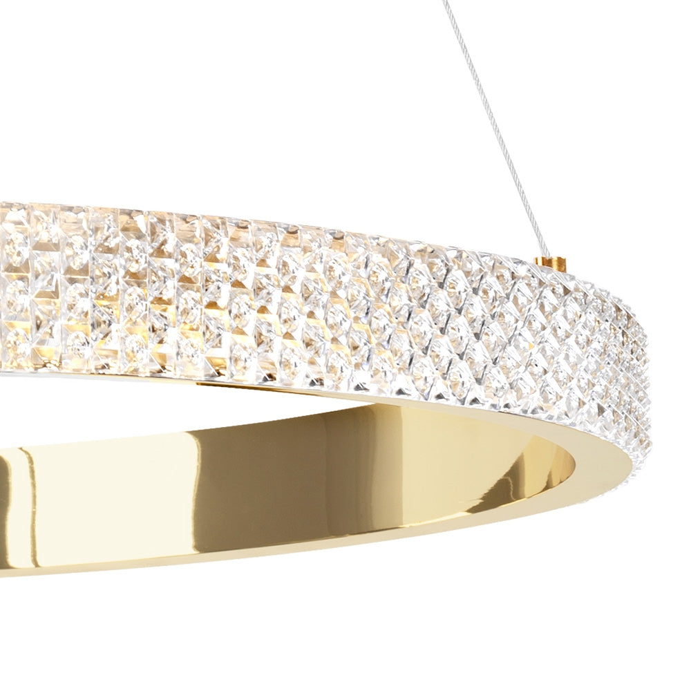 Lampa Sufitowa Wisząca Led App1510-cp Gold  5