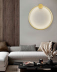 LAMPA ŚCIENNA KINKIET LED APP1384-CW GOLD 30cm
