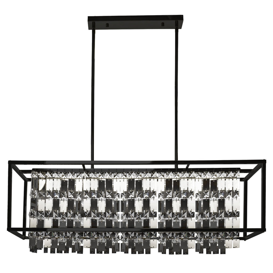LAMPA KRYSZTAŁOWA WISZĄCA APP1112-4CP CZARNA