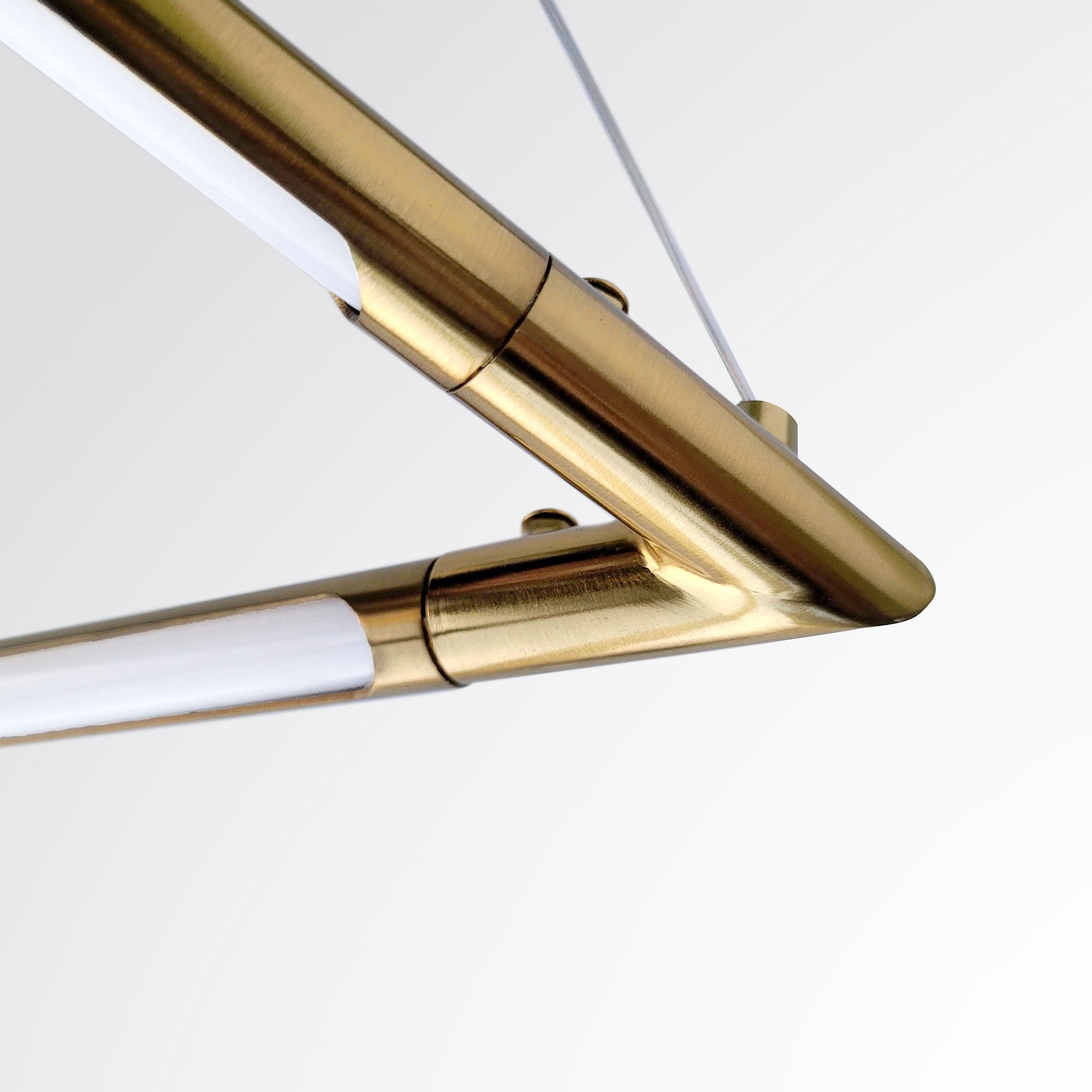 Lampa wisząca LED APP1776-CP Złota Szczotkowana  3