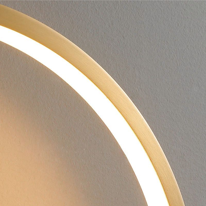 LAMPA ŚCIENNA KINKIET LED APP1388-CW OLD GOLD 40cm