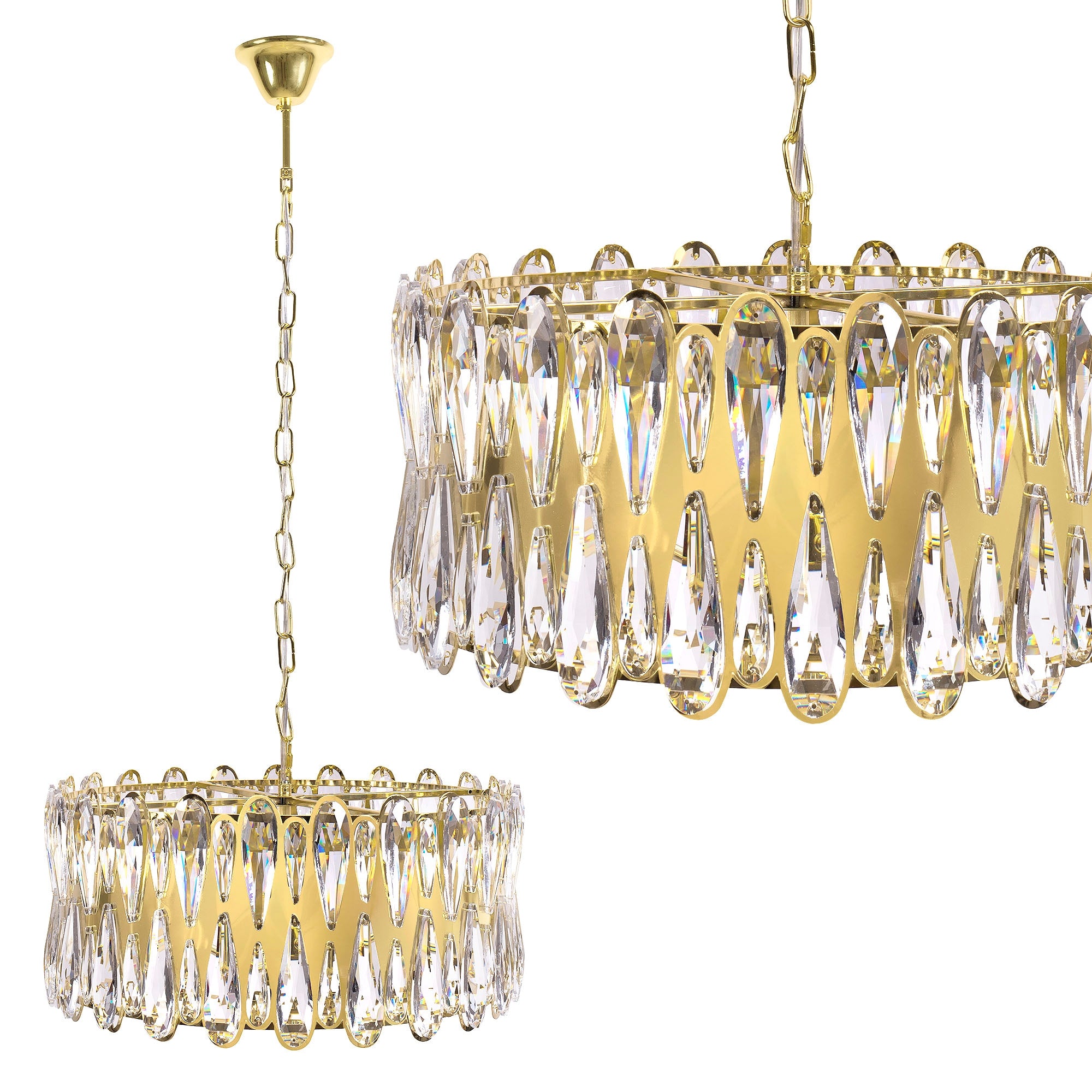 Lampa Sufitowa Wisząca App1718-cp Złota  1